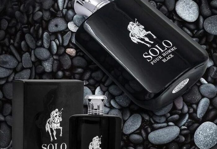 عطر ادکلن مردانه رالف لورن پولو مشکی فراگرنس ورد سولو بلک (Fragrance World Polo Black)