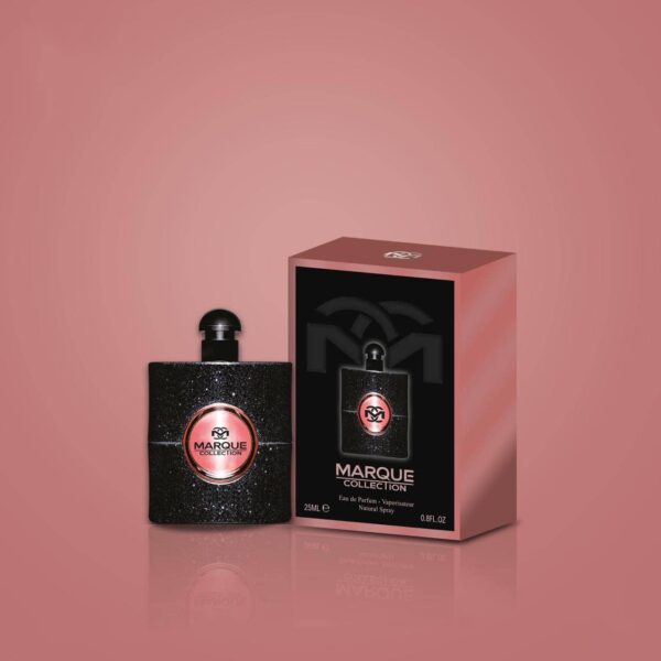 عطر ادکلن زنانه ایو سن لوران بلک اپیوم فراگرنس ورد مارکویی کالکشن کد 109 (Fragrance World YSL Black Opium)