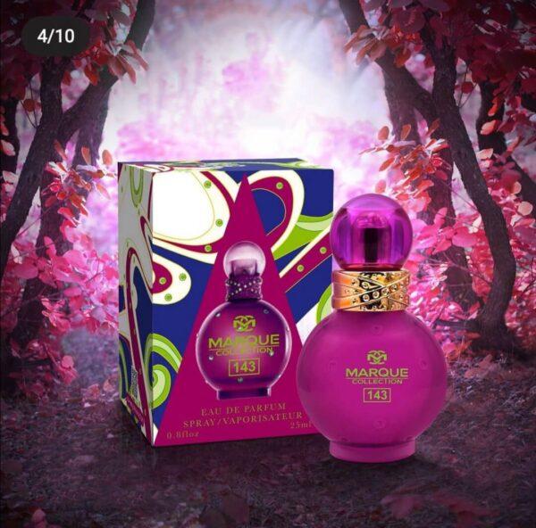 عطر ادکلن زنانه بریتنی اسپیرز فانتزی مارکویی کالکشن کد 143 (Marque Collection Britney spears fantasy)