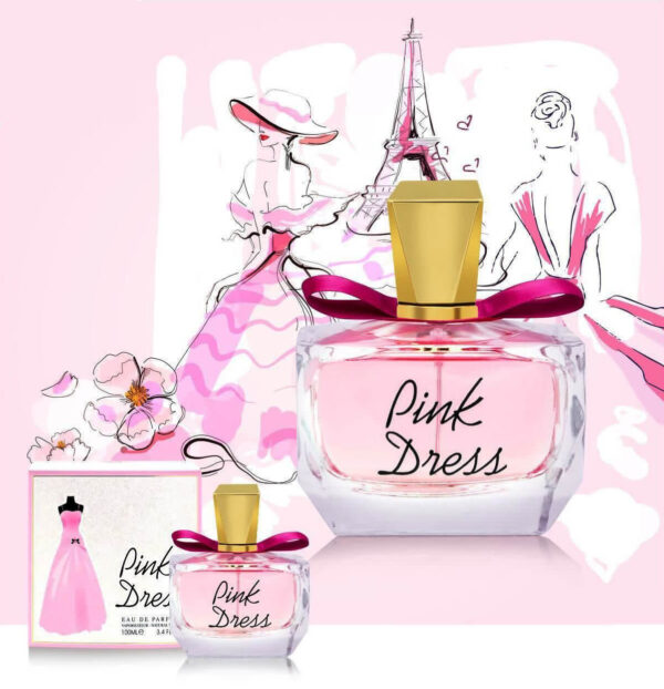 عطر ادکلن زنانه لباس صورتی فراگرنس ورد (Fragrance World Pink Dress)