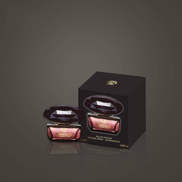 عطر ادکلن زنانه ورساچه کریستال نویر فراگرنس مارکویی کالکشن کد 104 (Fragrance world Marque Versace Crystal Noir)