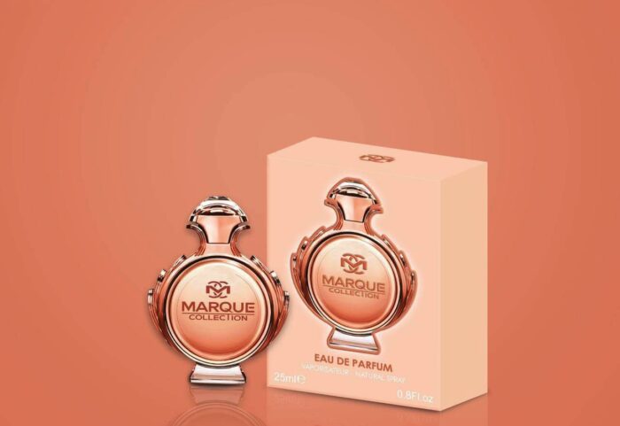 عطر ادکلن زنانه پاکو رابان المپیا فراگرنس ورد مارکویی کالکشن کد 116 (Fragrance world Marque Paco Rabanne Olympea)