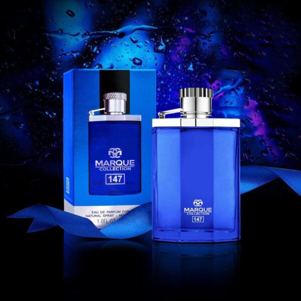 عطر ادکلن مردانه دانهیل دیزایر آبی مارکویی کالکشن کد 147 ( Marque Collection Dunhill Desire Blue)