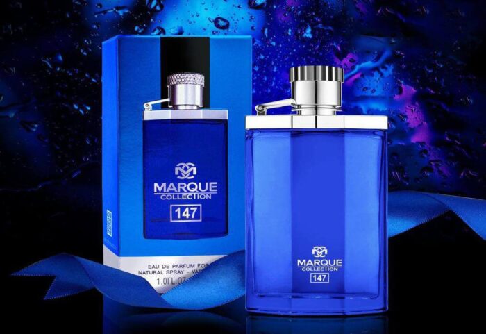 عطر ادکلن مردانه دانهیل دیزایر آبی مارکویی کالکشن کد 147 ( Marque Collection Dunhill Desire Blue)
