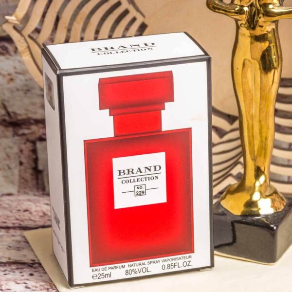 عطر ادکلن زنانه شانل نامبر 5 برند کالکشن مدل 229 (Chanel N5 Vermelho) حجم 25 میل