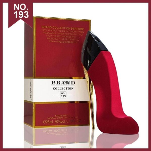 عطر ادکلن زنانه گود گرل ولوت فتال (قرمز) برند کالکشن مدل 193 (Carolina Herrera Good Girl velvet fatale) حجم 25 میل