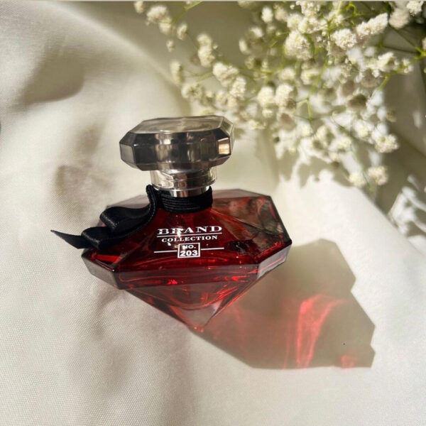 عطر ادکلن لانکوم لا نویت ترزور ای لا فولی زنانه برند کالکشن کد 203 (Lancome La Nuit Trésor à la Folie) حجم 25 میل